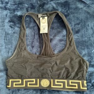 Versace Greca Border Sports Bra